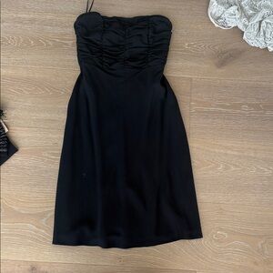 The Limited Black Strapless Dress